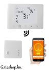 Wifis hordozható vezeték nélküli telefonról programozható okos szoba termosztát dizájnos kivitel