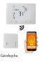   Wifis hordozható vezeték nélküli telefonról programozható okos szoba termosztát dizájnos kivitel