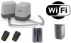 Powertech PA250 kétszárnyú kapunyitó FULL szett + beépített wifis egységgel, fotocellával